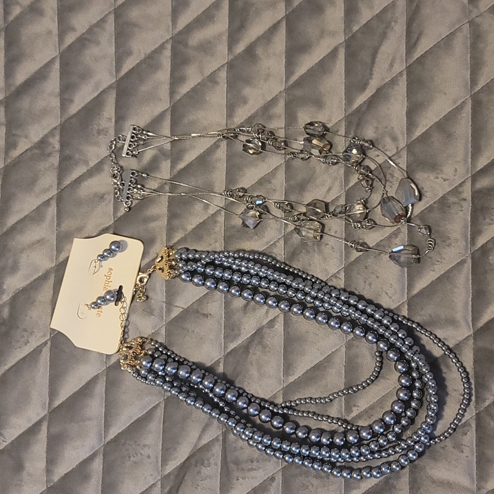 Grey necklaces - Two